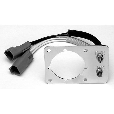 Zerostart Chrome Replacement Indicator Light - Plate, 120V 3600060